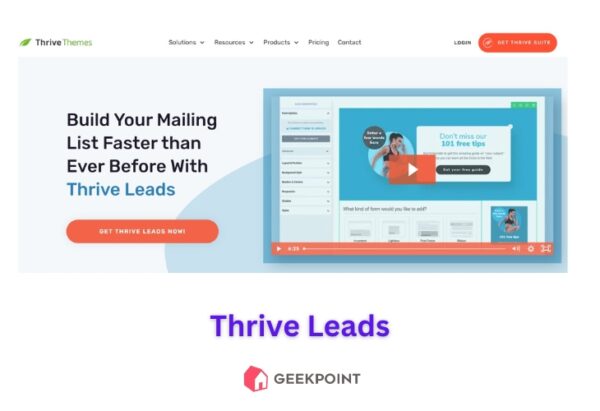 Free Download Thrive Leads Plugin for Wordpress