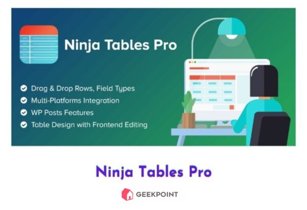 Free Download Ninja Tables Pro Wordpress Plugin