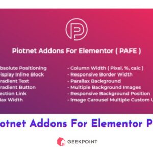 Free Download Piotnet Addons for Elementor Pro