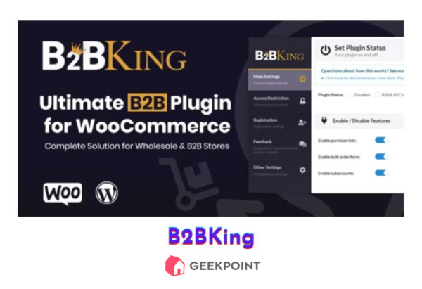 Free Download B2BKing Plugin for Wordpress