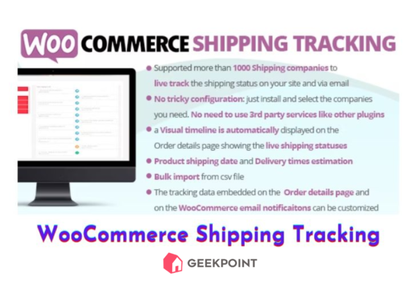 Free Download WooCommerce Shipping Tracking Plugin for Wordpress