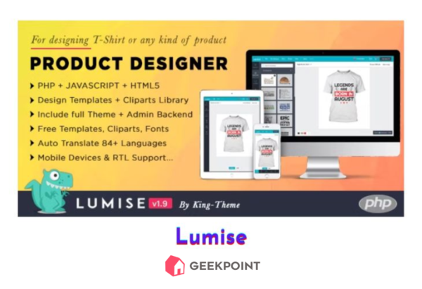 Free Download Lumise Plugin for Wordpress