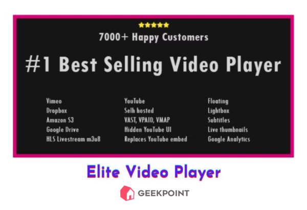 Free Download Elite Video Player Plugin for Wordpress