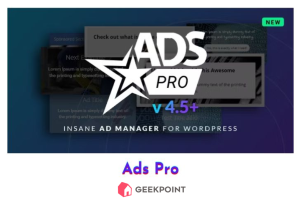 Free Download Ads Pro Plugin for Wordpress