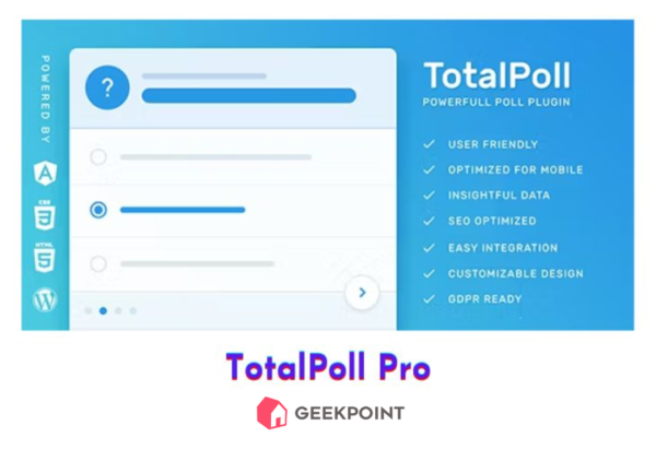 Free Download TotalPoll Pro Plugin for Wordpress