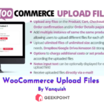 Free Download WooCommerce Upload Files Plugin for Wordpress