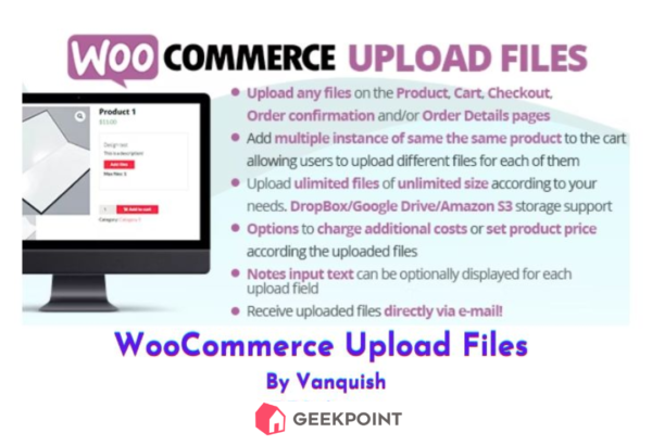 Free Download WooCommerce Upload Files Plugin for Wordpress