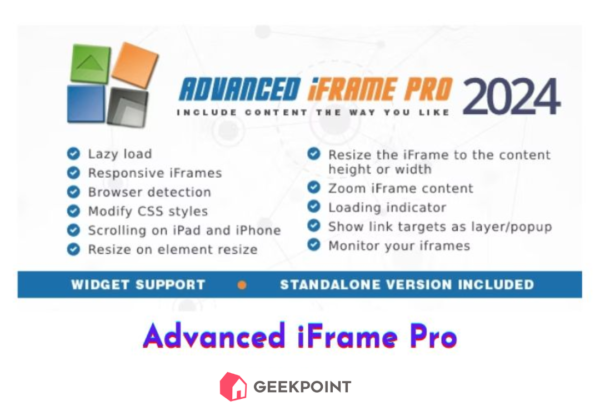 Free Download Advanced iFrame Pro Plugin for Wordpress