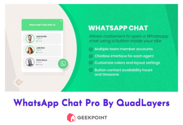 Free Download WP Social Chat PRO Plugin for Wordpress