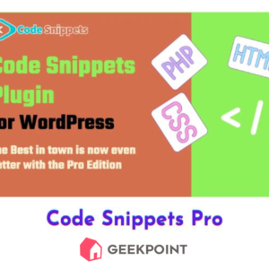 Free Download Code Snippets Pro Plugin for Wordpress