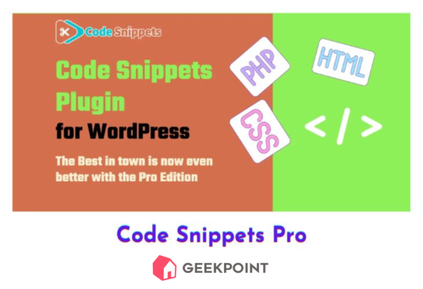 Free Download Code Snippets Pro Plugin for Wordpress