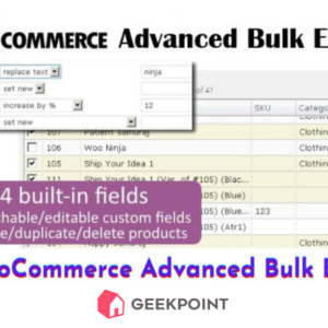 Free Download WooCommerce Advanced Bulk Edit Plugin for Wordpress