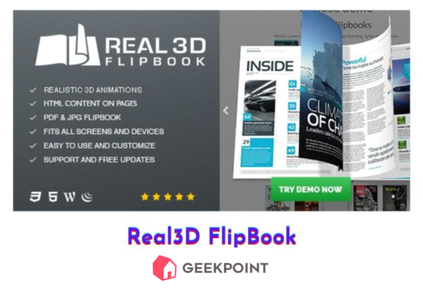 Free Download Real 3D FlipBook Plugin for Wordpress