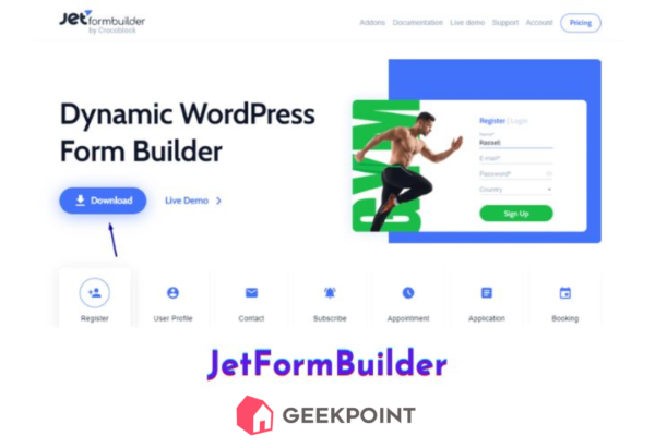 Free Download JetFormBuilder Plugin for Wordpress