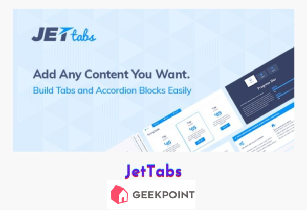 Free Download JetTabs Plugin for Wordpress