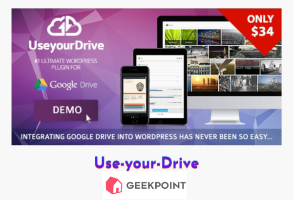 Free Download Use-your-Drive Plugin for Wordpress