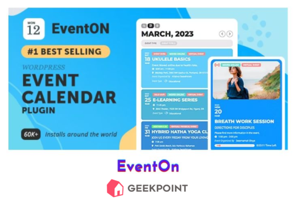 Free Download EventOn Plugin for Wordpress