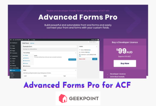 Free Download Advanced Forms Pro for ACF Plugin for Wordpress