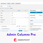 Free Download Admin Columns Pro Plugin for Wordpress