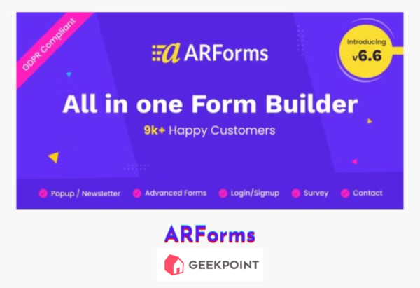 Free Download ARForms Plugin for Wordpress