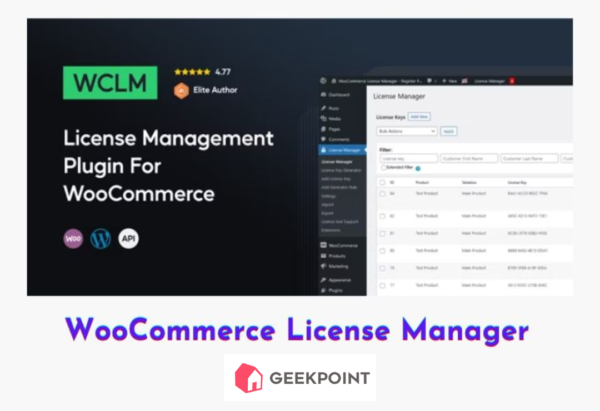 Free Download WooCommerce License Manager Plugin for Wordpress