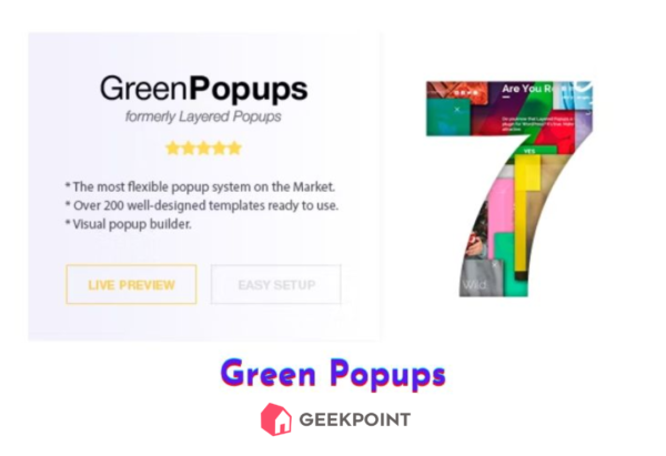 Free Download Green Popups Plugin for Wordpress